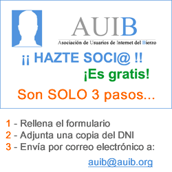 Hazte Socio de la AUIB - Es gratis y tu ayuda es fundamental...